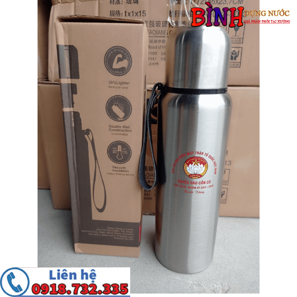 Bình giữ nhiệt quà tặng đại hội MTTQ