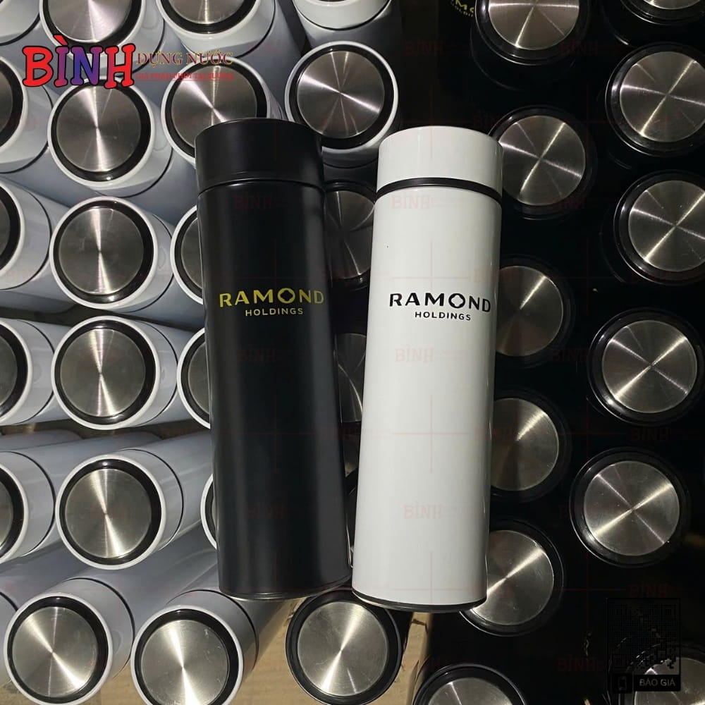 Bình giữ nhiệt giá rẻ dung tích 500ml in logo Ramond Holdings