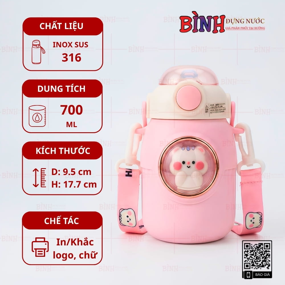 Bình giữ nhiệt trẻ em 700ml