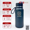 Bình giữ nhiệt 1000ml màu xanh khắc logo