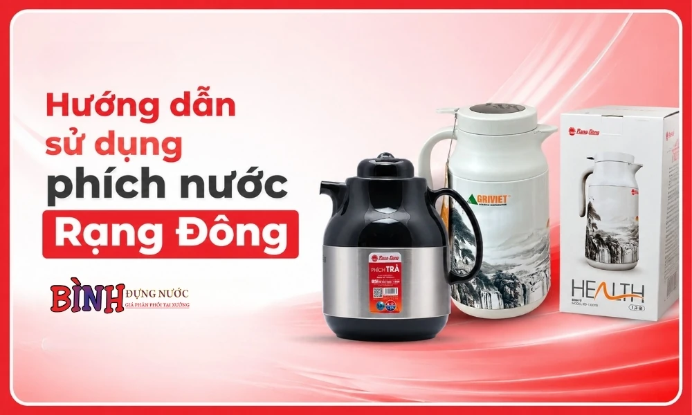 Hướng dẫn sử dụng phích nước Rạng Đông đúng cách và an toàn