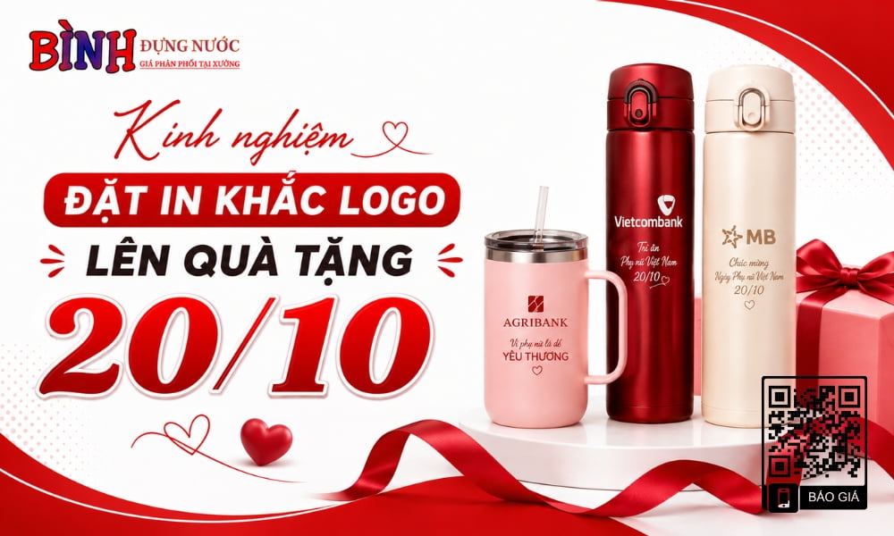 Một số kinh nghiệm khi đặt in logo lên quà tặng 20-10