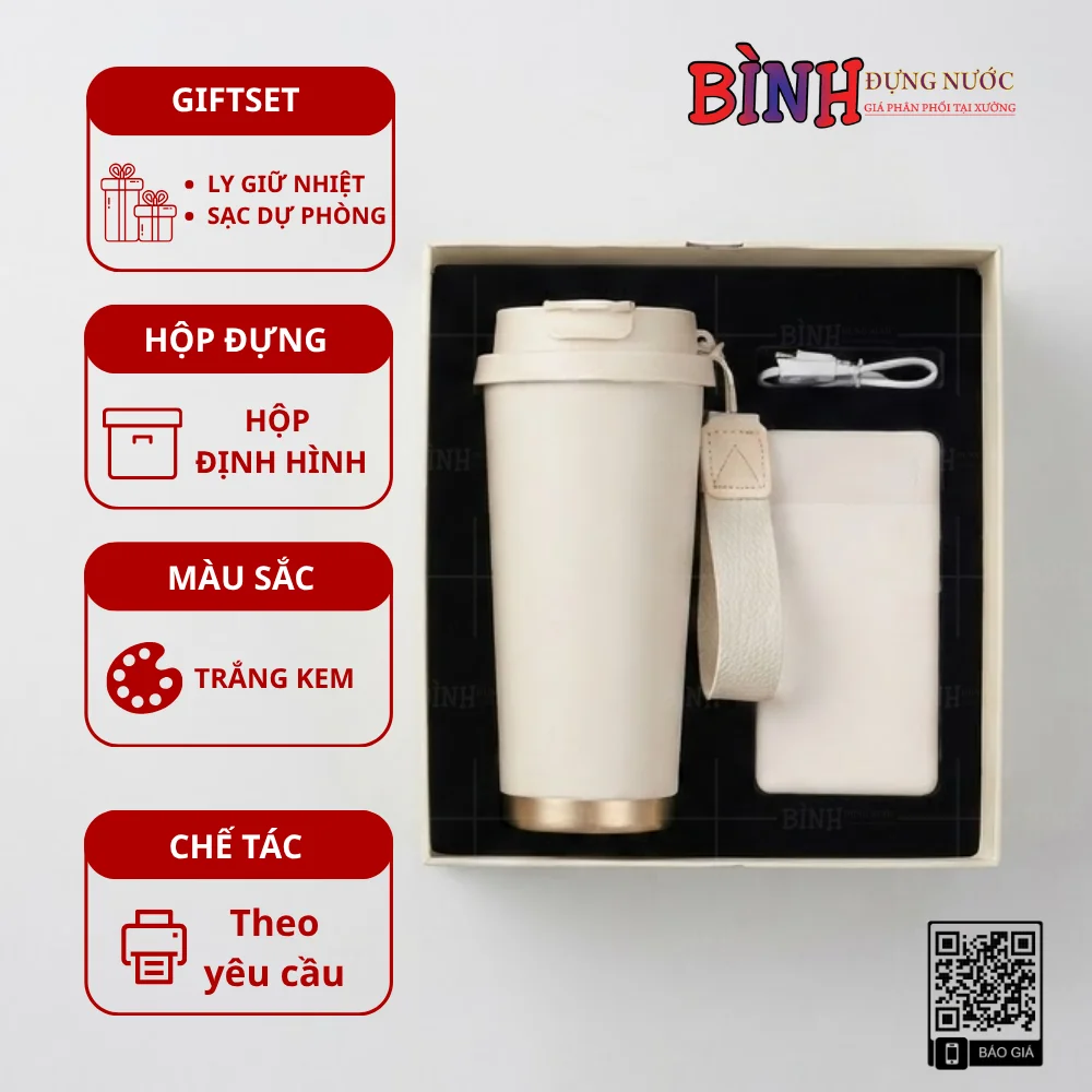 Set quà tặng sở hữu thiết kế hiện đại và sang trọng.