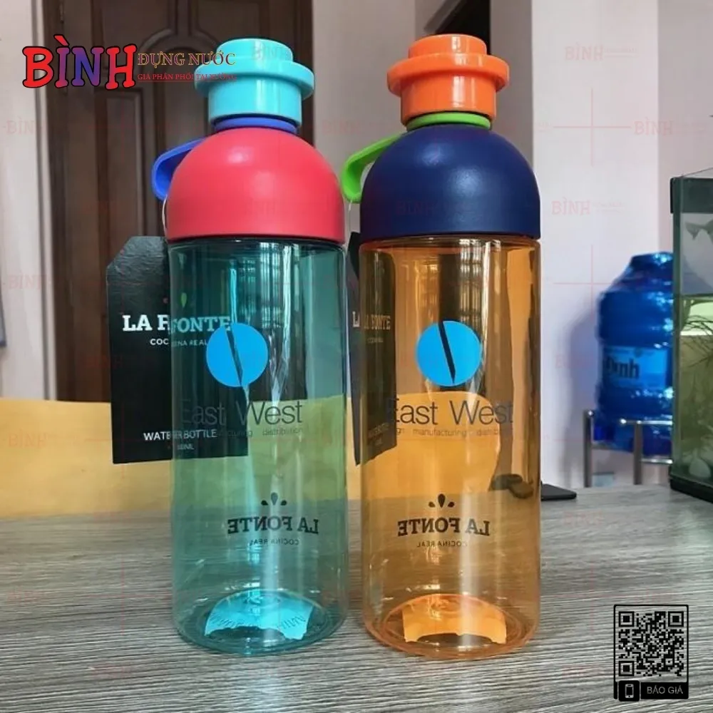 Bình nhựa Lafonte dung tích 600ml in East West