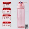 Bình nhựa màu hồng 780ml in logo King Fitness