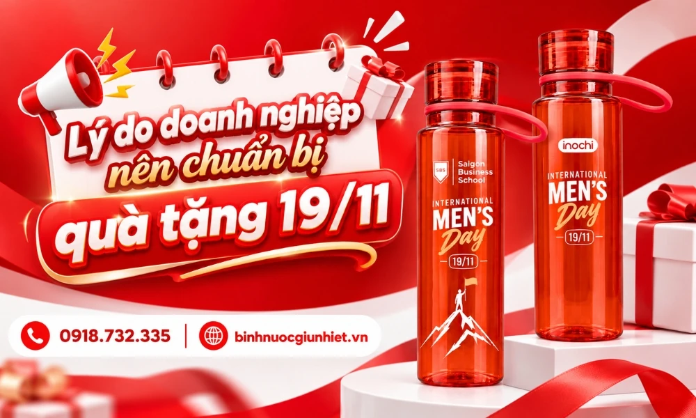 Lý do nên chuẩn bị quà tặng 19/11 để tri ân nhân viên nam, khách hàng và đối tác